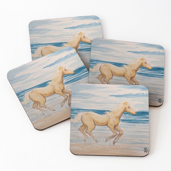 Item preview, The horse running on the beach  designed and sold by Matt Starr Fine Art .