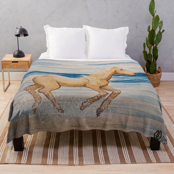 Item preview, The horse running on the beach designed and sold by Matt Starr Fine Art .