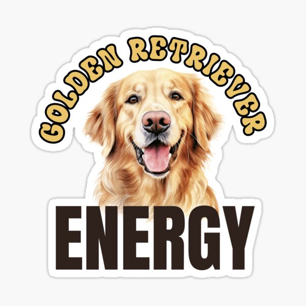 Item preview,  Golden Retriever-Energie designed and sold by PRINYOS.