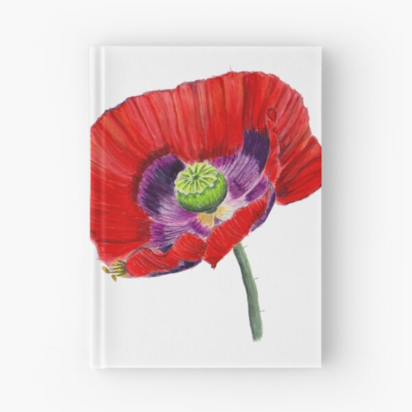 Artikelvorschau, Rote Mohnblumen-Aquarell entworfen und verkauft von BirdsNatureArt.