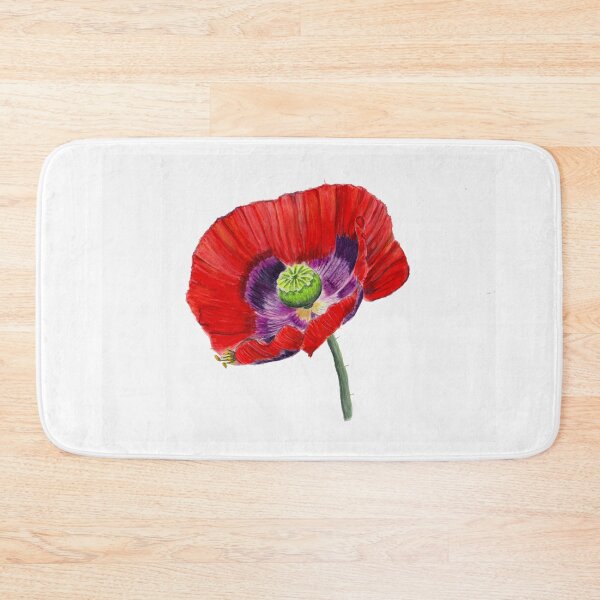 Artikelvorschau, Rote Mohnblumen-Aquarell entworfen und verkauft von BirdsNatureArt.