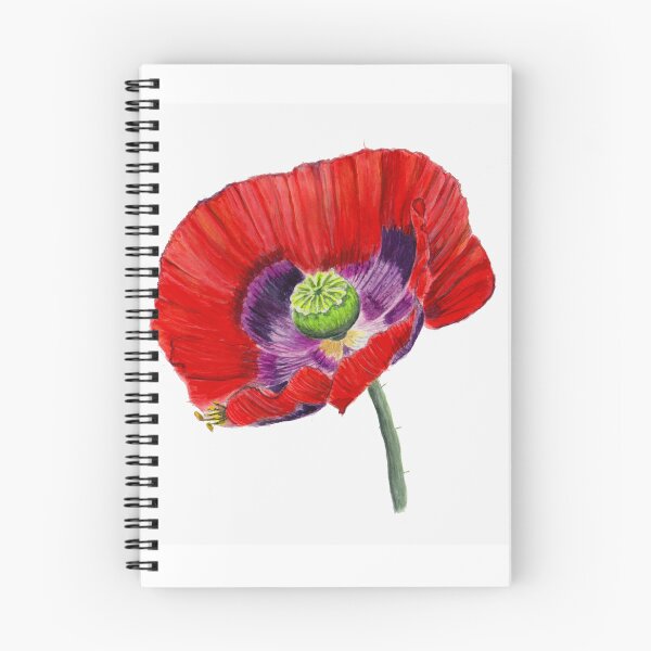 Artikelvorschau, Rote Mohnblumen-Aquarell entworfen und verkauft von BirdsNatureArt.