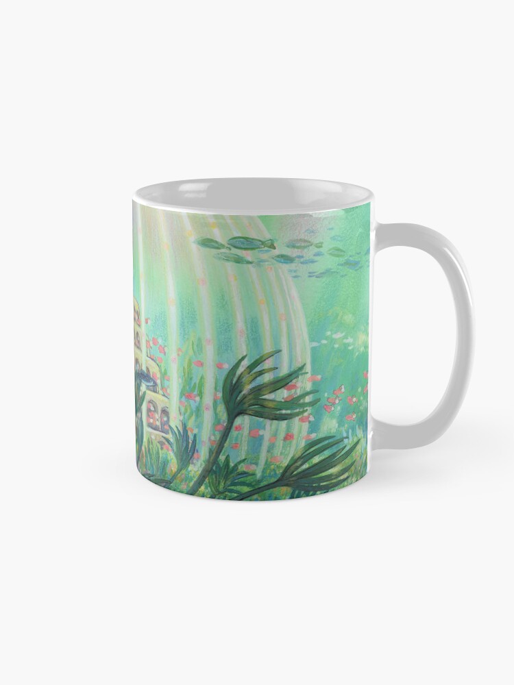 Thumbnail 5 of 6, Coffee Mug, Ponyo Painting Anime Underwater designed and sold by AsiaTownStore.