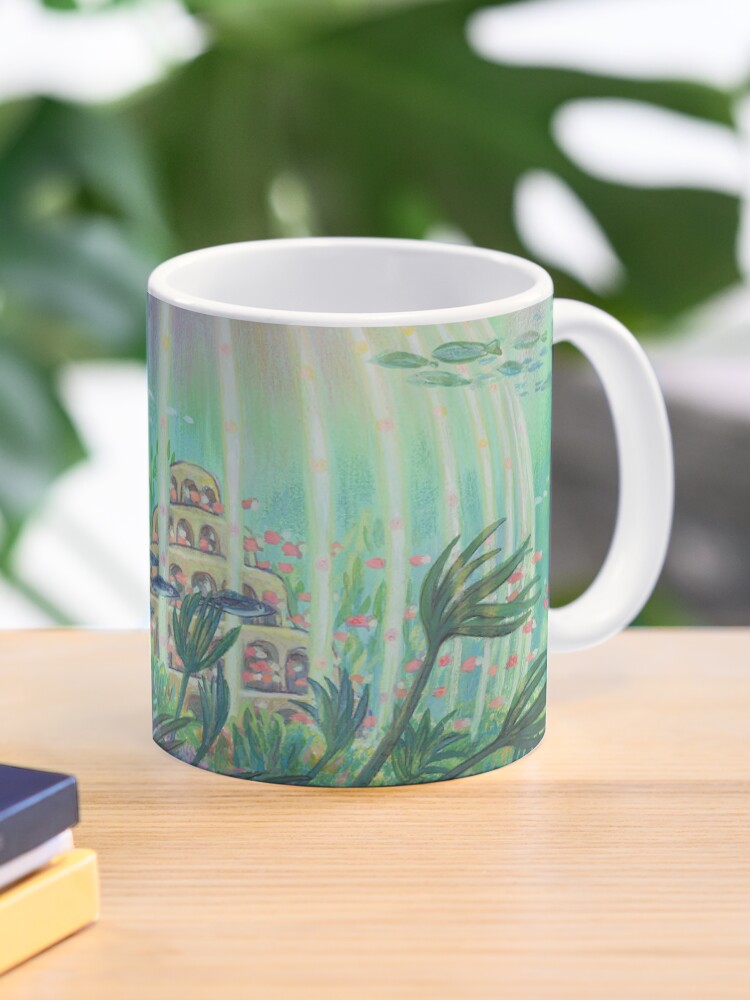 Thumbnail 1 of 6, Coffee Mug, Ponyo Painting Anime Underwater designed and sold by AsiaTownStore.