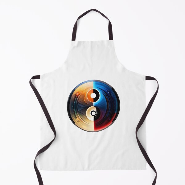 Aperçu de l'œuvre Conception de paix colorée Yin et Yang créée et vendue par InformationFor.