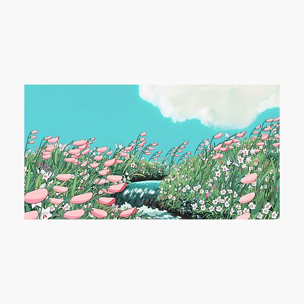 Item preview, Anime Flower bed Scenery designed and sold by AsiaTownStore.