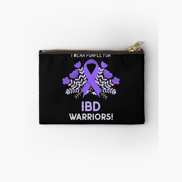 Item preview, I wear Purple for IBD warriors!  - Support Crohns and colitis inflammatory bowel disease designed and sold by Rodayna Elnaggar.