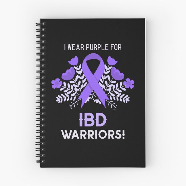 Item preview, I wear Purple for IBD warriors!  - Support Crohns and colitis inflammatory bowel disease designed and sold by Rodayna Elnaggar.