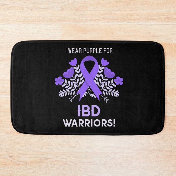 Item preview, I wear Purple for IBD warriors!  - Support Crohns and colitis inflammatory bowel disease designed and sold by Rodayna Elnaggar.