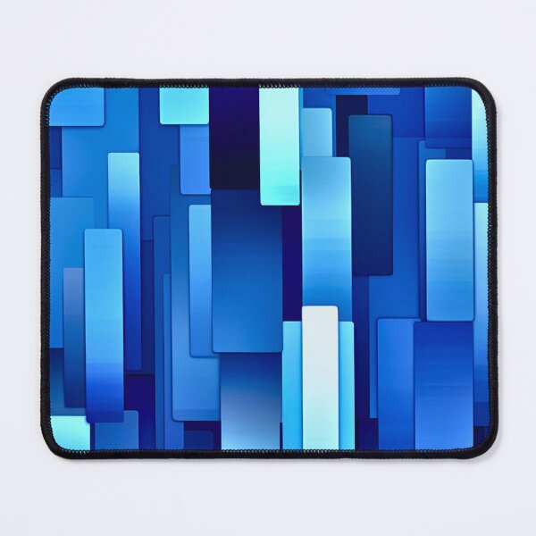 Item preview, Blue abstract rectangle designed and sold by LazyLifestyle.
