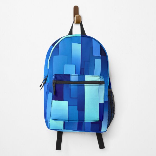 Item preview, Blue abstract rectangle designed and sold by LazyLifestyle.