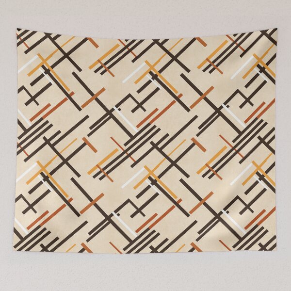 Item preview, Retro Criss Cross Abstract Lines Pattern designed and sold by Sturdust.