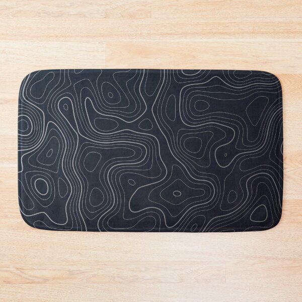 Item preview, Topographic Black and White Lines designed and sold by AsiaTownStore.