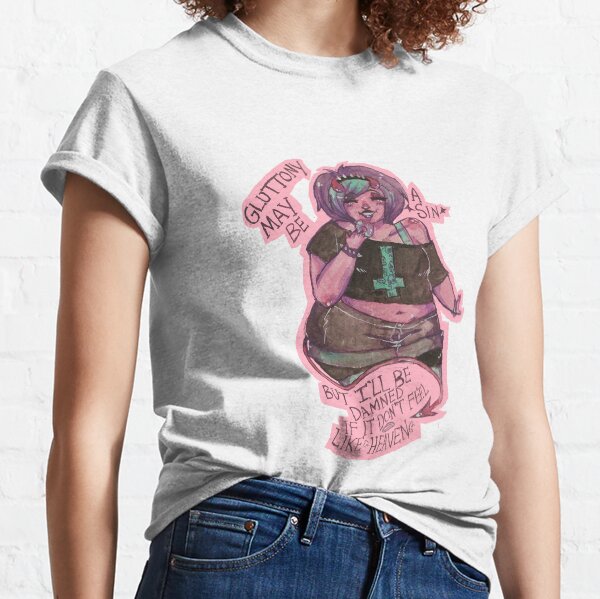 Feels Like Heaven Fat Positive Art Classic T-Shirt