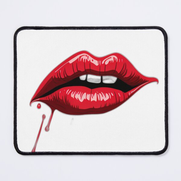 Item preview, Dripping Red Lips - Bold and Expressive Illustration designed and sold by DeevaValli.