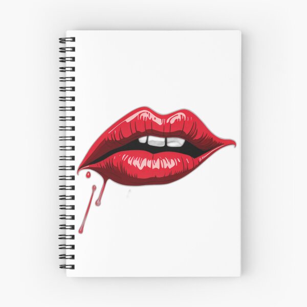 Item preview, Dripping Red Lips - Bold and Expressive Illustration designed and sold by DeevaValli.