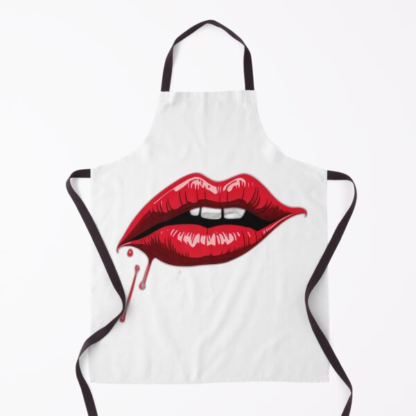 Item preview, Dripping Red Lips - Bold and Expressive Illustration designed and sold by DeevaValli.