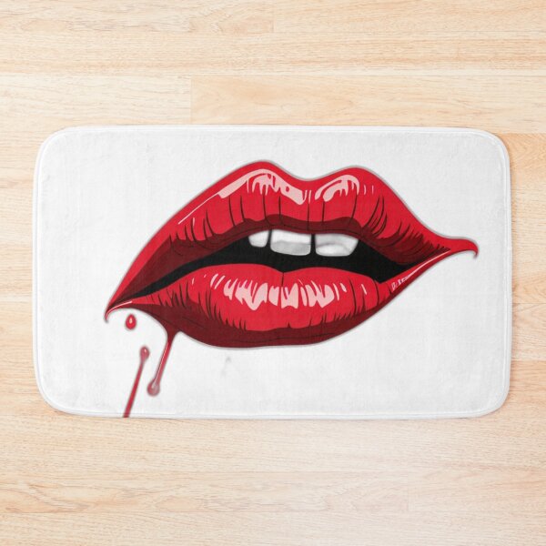 Item preview, Dripping Red Lips - Bold and Expressive Illustration designed and sold by DeevaValli.