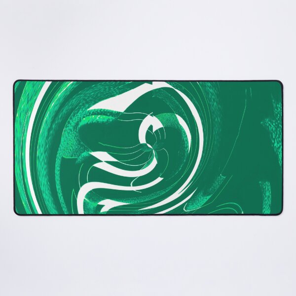 Item preview, Abstract Twirls and Swirls and Bursting Lights Green designed and sold by deniselynnimage.