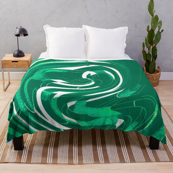 Item preview, Abstract Twirls and Swirls and Bursting Lights Green designed and sold by deniselynnimage.