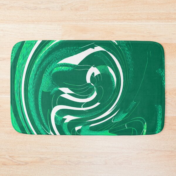 Item preview, Abstract Twirls and Swirls and Bursting Lights Green designed and sold by deniselynnimage.