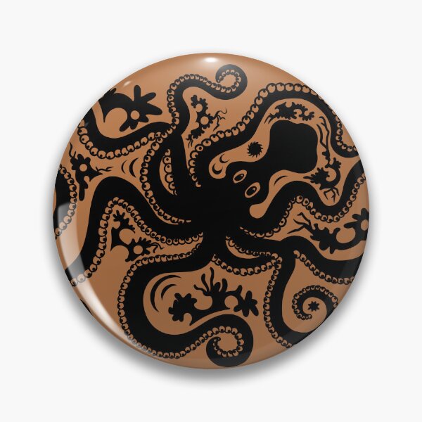 Item preview, Minoan Octopus - With Embellishments On Ceramic  designed and sold by Mongmongiarts.