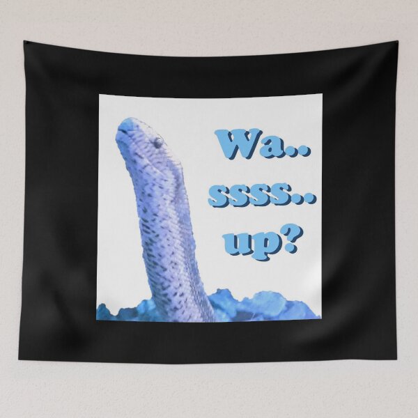 Item preview, Friendly Snake Blue designed and sold by craftsbydaphy.