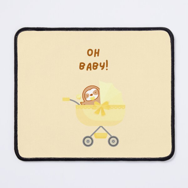 Item preview, Oh Baby Yellow Baby Carriage Sloth designed and sold by theslothinme.