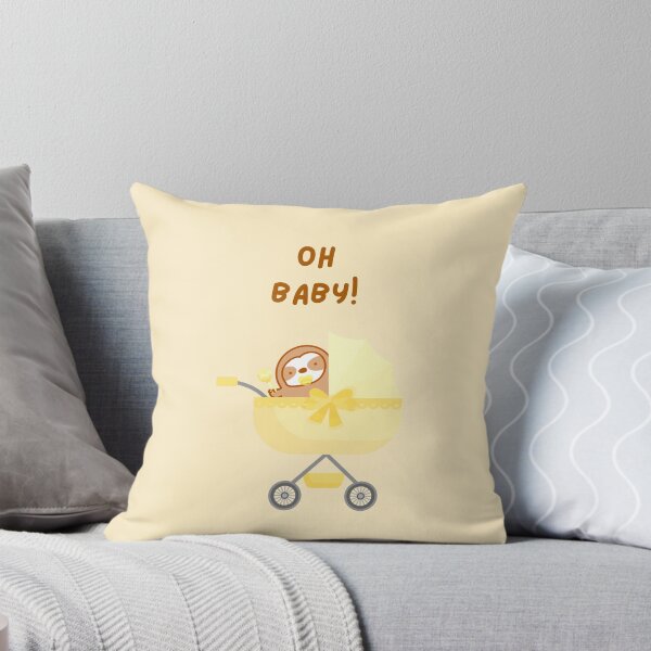 Item preview, Oh Baby Yellow Baby Carriage Sloth designed and sold by theslothinme.