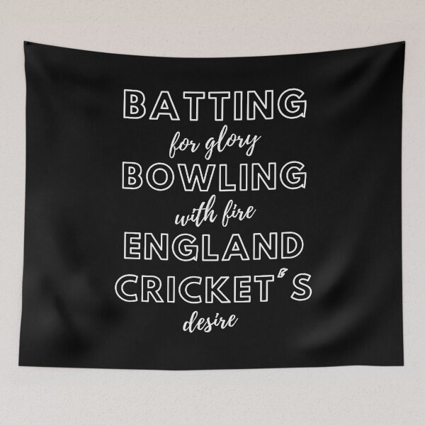 Item preview, England Cricket: Batting For Glory Bowling With Fire England Cricket's Desire designed and sold by MimsTees.