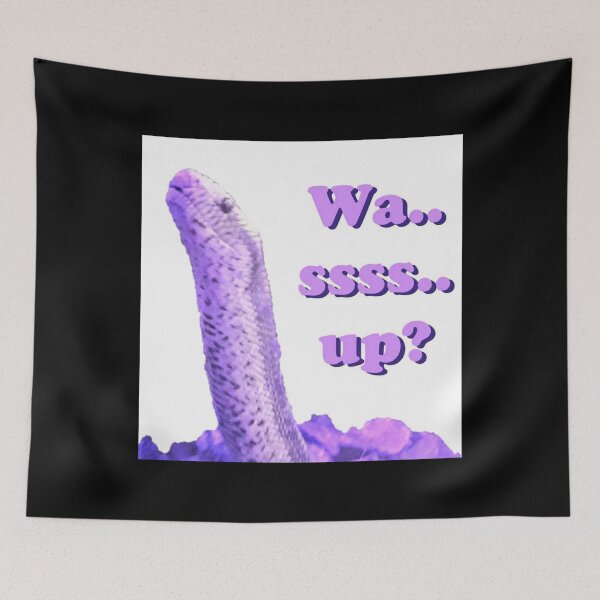Item preview, Friendly Snake Purple designed and sold by craftsbydaphy.
