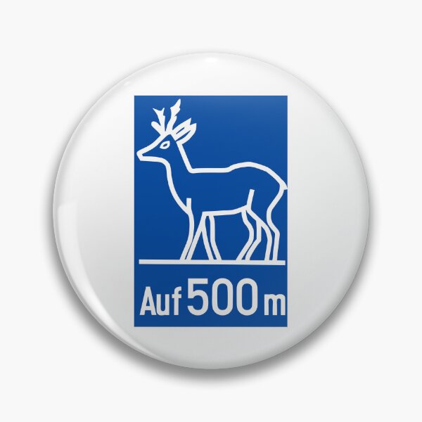 Item preview, 01A23 German Road Sign Deer designed and sold by MushroomMouse.