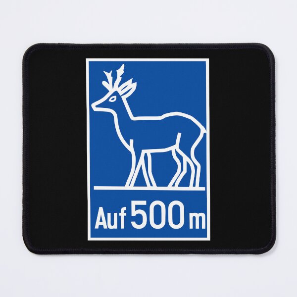 Item preview, 01A23 German Road Sign Deer designed and sold by MushroomMouse.