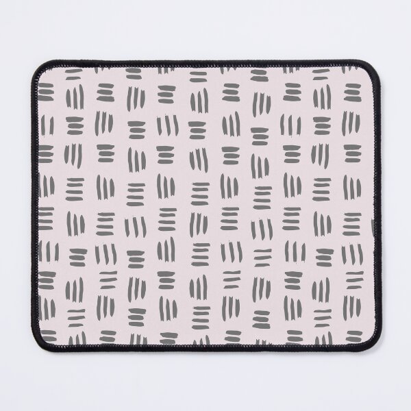 Item preview, Triad Lines in Dark Grey on Pink Mauve designed and sold by Meena-and-Fox.