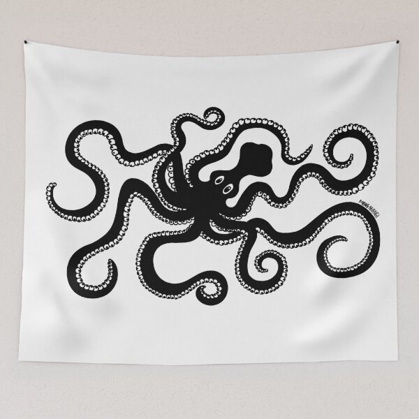 Item preview, Pulpo minoico - Sin adornos en blanco designed and sold by Mongmongiarts.