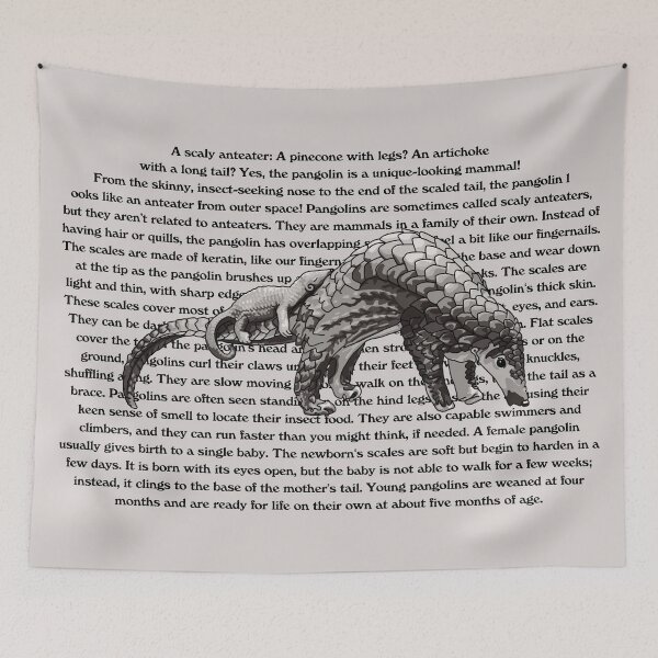 Item preview, Prehistoric Peculiar Pangolin Information designed and sold by Unhinged Heather.