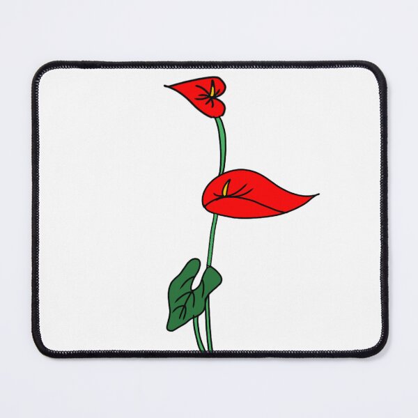 Item preview, Red laceleaf flower designed and sold by AmyJStickers.