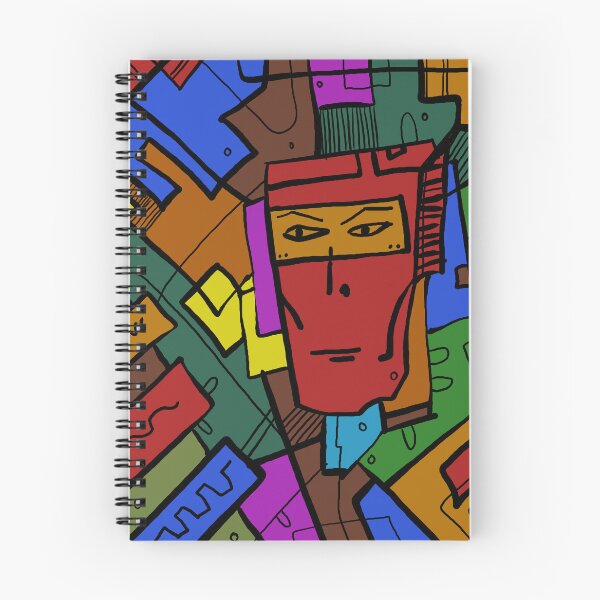 Item preview, futuristic abstract ninja face designed and sold by neurostructure.