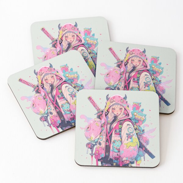 Item preview, Kawaii samurai girl  designed and sold by Flaffin.