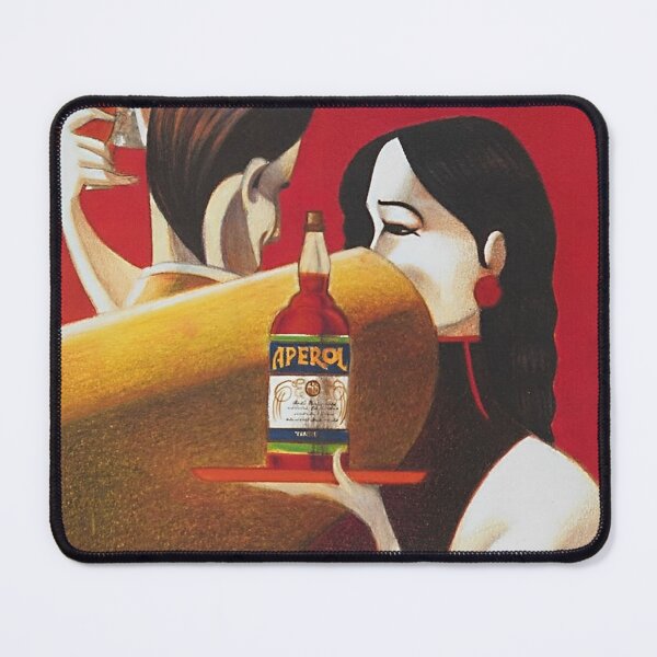 Item preview, Vintage brilliant red Aperol aperitif alcoholic beverages advertisement poster for kitchen, bar, dinning room, and living room home and wall deco designed and sold by Jéanpaul  Ferro.