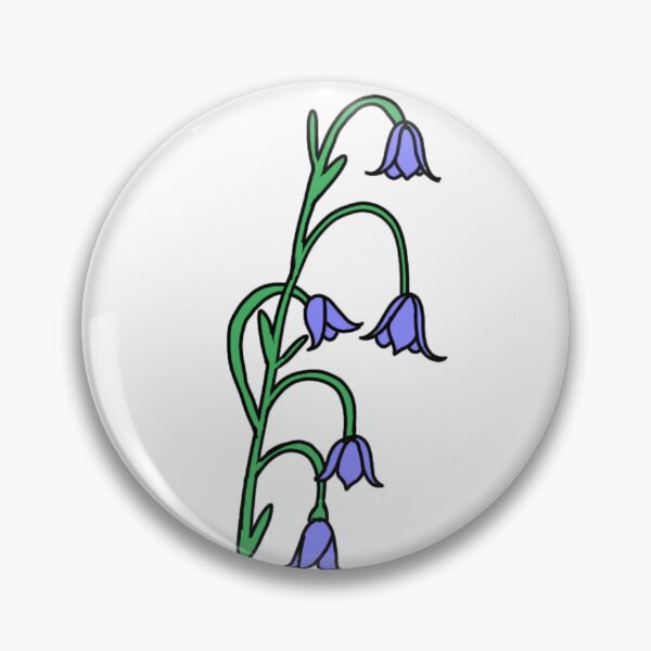Item preview, Cartoon bluebells  designed and sold by AmyJStickers.