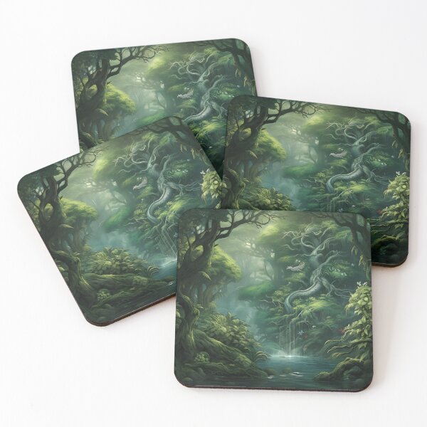 Item preview, Enchanted Emerald Dragons designed and sold by MystiCanvas.