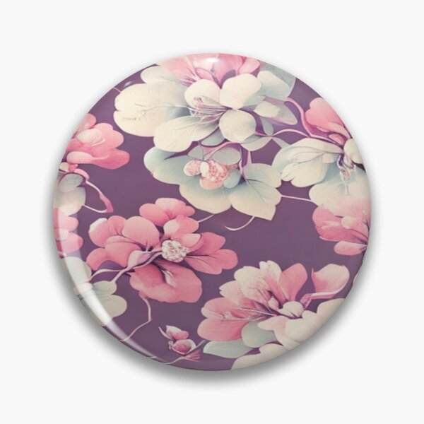 Item preview, Pink Mist in a Purple Canvas: Digital Blooms designed and sold by ArtisticSparkle.