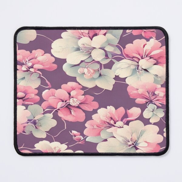 Item preview, Pink Mist in a Purple Canvas: Digital Blooms designed and sold by ArtisticSparkle.