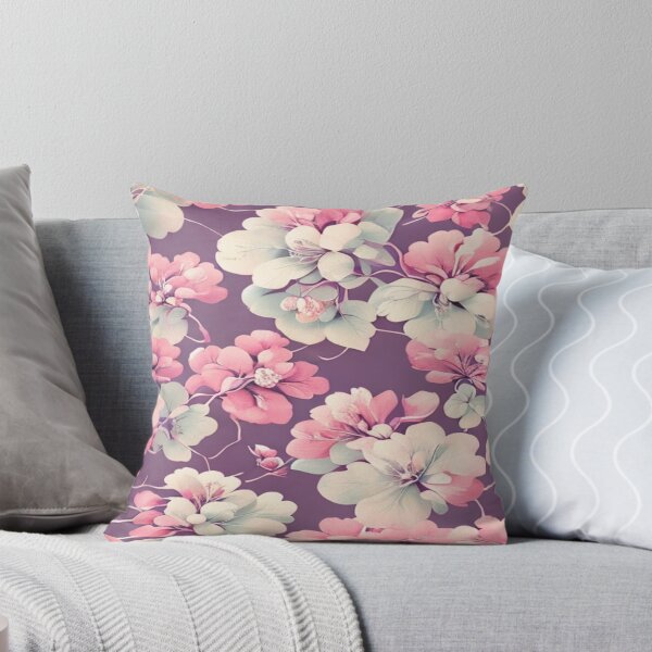 Item preview, Pink Mist in a Purple Canvas: Digital Blooms designed and sold by ArtisticSparkle.