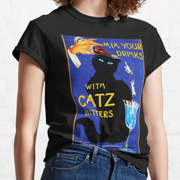 Item preview, Mix Your Drinks with Catz Bitters Vintage Food & Alcoholic Beverage Drink Poster  designed and sold by Jéanpaul  Ferro.
