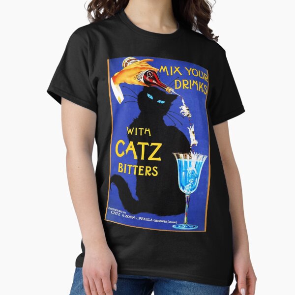 Item preview, Mix Your Drinks with Catz Bitters Vintage Food & Alcoholic Beverage Drink Poster  designed and sold by Jéanpaul  Ferro.