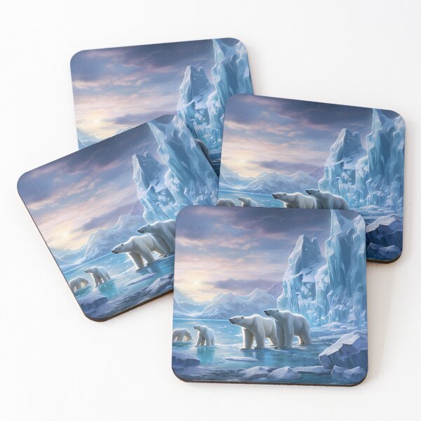 Item preview,  Frozen Arctic Sentinels  designed and sold by MystiCanvas.