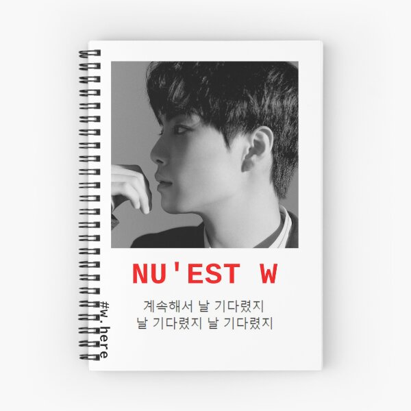Item preview, NU'EST W - #W.HERE KIM JONGHYUN 'JR' WITH POSTER/SHIRT/NOTEBOOK (...) designed and sold by wayfinder.