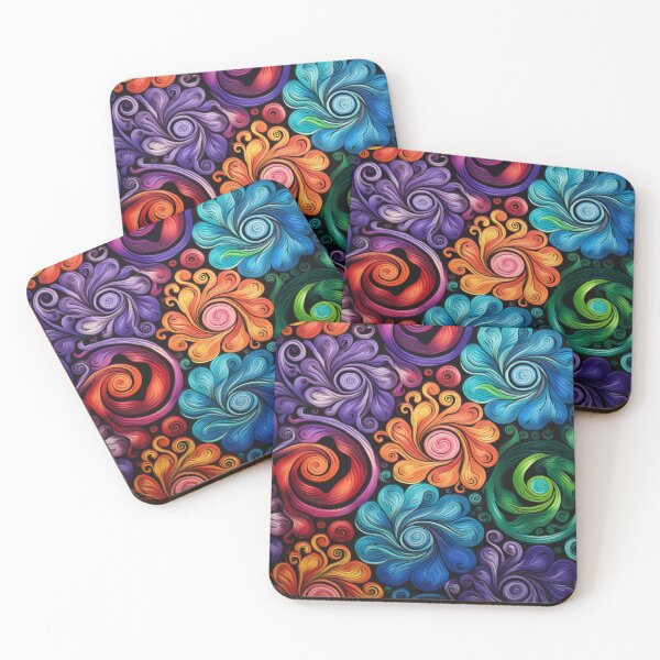 Item preview, Colorful Spirals designed and sold by Myra365Art.